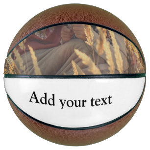 Fügen Sie Ihre Foto Weihnachten personalisiert hin Basketball