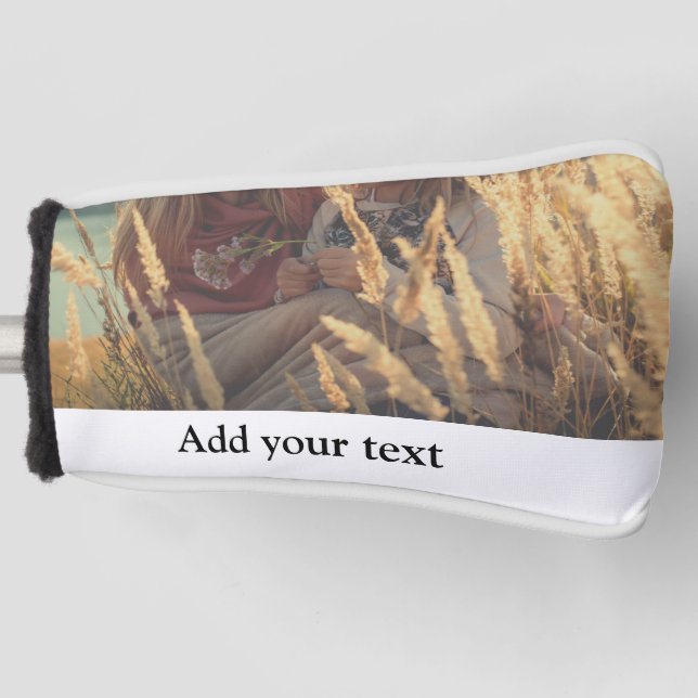 Fügen Sie Ihre Foto Weihnachten personalisiert hin Golf Headcover (Vorderseite)