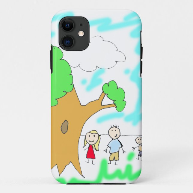 Fügen Sie Ihre Kinderarbeit hinzu Case-Mate iPhone Hülle (Rückseite)