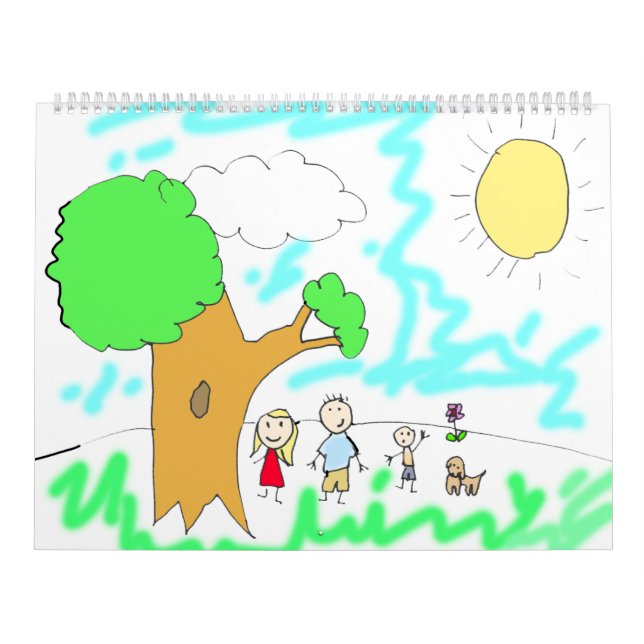 Fügen Sie Ihre Kinderarbeit hinzu Kalender (Titelbild)