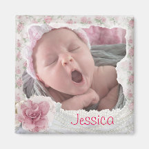 Fügen Sie Ihrem Baby das Foto hinzu, Hübsch rosa L