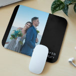 Fügen Sie Ihrem eigenen Foto den Personalisierten  Mousepad<br><div class="desc">Fügen Sie Ihr eigenes Foto Wedding Personalisiert Name verfügt über Ihr Lieblings-Foto mit Ihrem personalisierten Namen. Personalisiert,  indem Sie den Text in den dafür vorgesehenen Textfeldern bearbeiten. Ideal für Schule,  Arbeit oder Zuhause. Entworfen von ©Evco Studio www.zazzle.com/store/evcostudio</div>