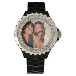 Fügen Sie Ihrem Foto schöne Schwestern hinzu Armbanduhr