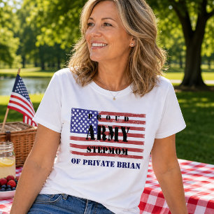 Fügen Sie Ihrem Kind den Namen der Proud-Armee Ste T-Shirt