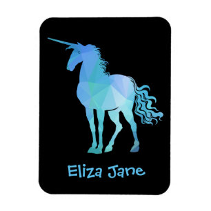 Fügen Sie Ihrem Kind den Namen zu Unicorn Magnet h