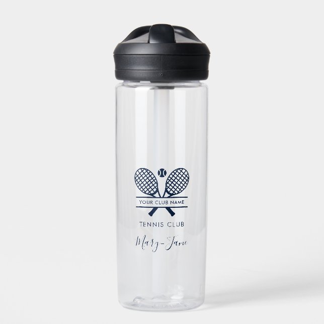 Fügen Sie Ihrem Tennisteam Personalisiert Ihren Cl Trinkflasche (Vorderseite)
