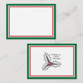 Fügen Sie Ihrem Weihnachtsgeschenk eine persönlich Mitteilungskarte