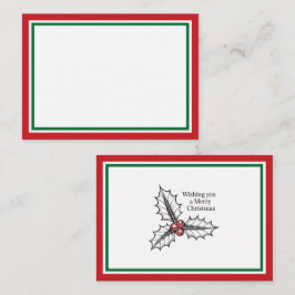 Fügen Sie Ihrem Weihnachtsgeschenk eine persönlich Mitteilungskarte