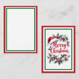 Fügen Sie Ihrem Weihnachtsgeschenk eine persönlich Mitteilungskarte