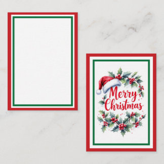 Fügen Sie Ihrem Weihnachtsgeschenk eine persönlich Mitteilungskarte