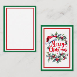 Fügen Sie Ihrem Weihnachtsgeschenk eine persönlich Mitteilungskarte