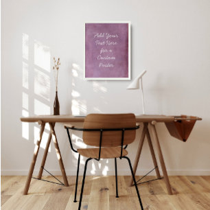 Fügen Sie Ihren benutzerdefinierten Text hinzu, fe Poster