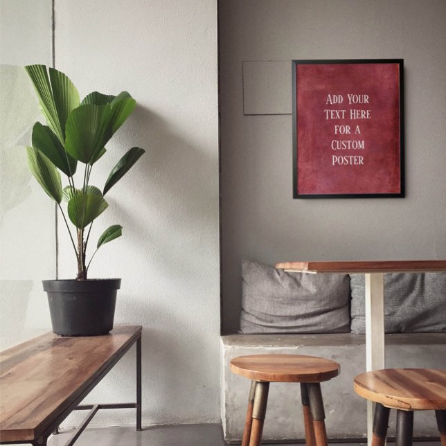 Fügen Sie Ihren benutzerdefinierten Text Tiefe Bur Poster (Von Creator hochgeladen)