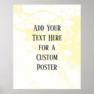 Fügen Sie Ihren benutzerdefinierten Text, Weißer u Poster