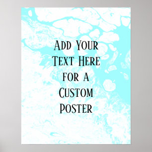 Fügen Sie Ihren benutzerdefinierten Text, Weißer u Poster