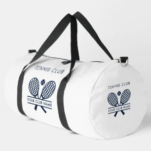 Fügen Sie Ihren Clubname Tennisteam Navy Custom Duffle Bag
