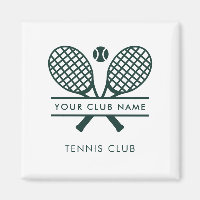 Fügen Sie Ihren Clubnamen Tennis Team Green Modern