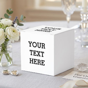 Fügen Sie Ihren eigenen benutzerdefinierten Text h Geschenkschachtel