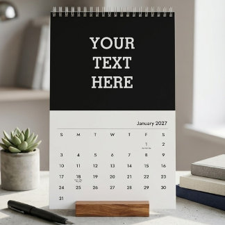 Fügen Sie Ihren eigenen benutzerdefinierten Text h Kalender