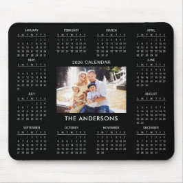 Fügen Sie Ihren eigenen Familienfoto-Kalender 2026 Mousepad