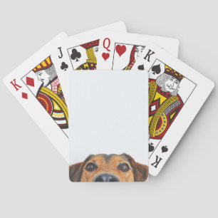 Fügen Sie Ihren eigenen Hund Foto Funny dog Spielkarten