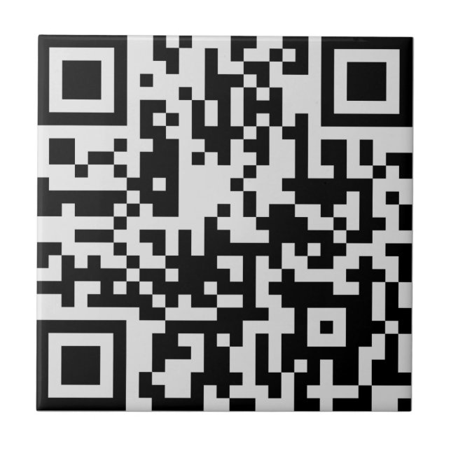 Fügen Sie Ihren eigenen QR Code Text Scan Minimal  Fliese (Vorderseite)