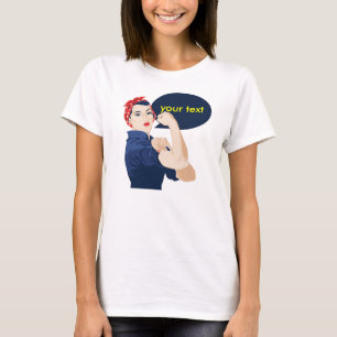 Fügen Sie Ihren eigenen Text zu Rosie Niveter T-Shirt