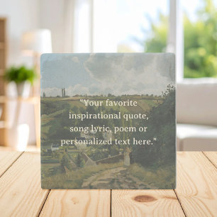 Fügen Sie Ihren eigenen Vintagen Angebotskern hinz Steinuntersetzer