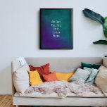Fügen Sie Ihren Lila Aquamarinen Wortschatz für be Poster<br><div class="desc">Der Hintergrund ist mit einer kratzenden, verzweifelten, kontrastreichen Vintagen Grunge-Grafik in tief lila und aquamarinen Farbtönen überzogen. Darüber wurde ein Vorlagenfeld für Ihren Text hinzugefügt. Nutzen Sie diesen Platz, um Ihr Lieblingszitat oder Ihre Stimmung hinzuzufügen. Vielleicht ist es lustig. Vielleicht brauchen Sie ein Poster, das Sie motiviert. Was auch immer...</div>