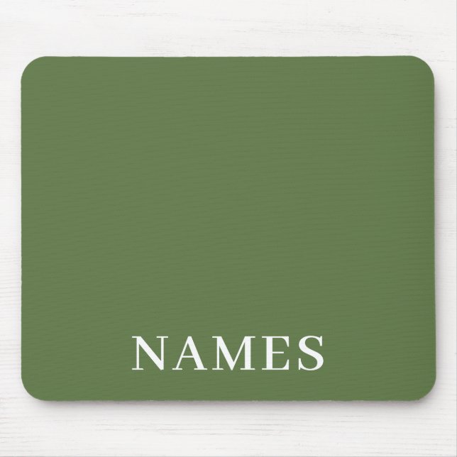 Fügen Sie Ihren Namen hinzu Mousepad (Vorne)