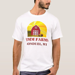 Fügen Sie Ihren Namen in Red Barn mit Big Sun T-Sh T-Shirt