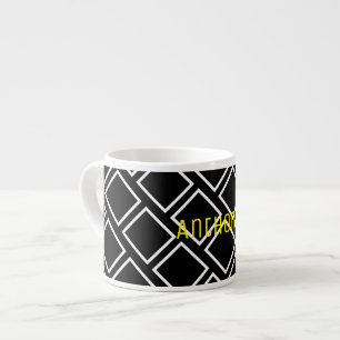 Fügen Sie Ihren Namen Personalisiert Espresso Kaff Espressotasse
