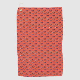 Fügen Sie Ihren Namen Red Fire LKW Personalisierte Golfhandtuch