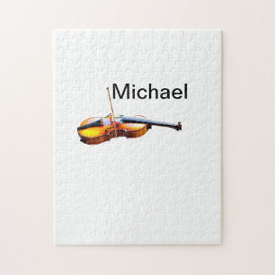 Fügen Sie Ihren Namen Text braune Violine Musiklie