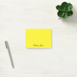 Fügen Sie Ihren Namen zur benutzerdefinierten Neon Post-it Klebezettel
