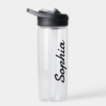 Fügen Sie Ihren Personalisierten Namen Plastic hin Trinkflasche<br><div class="desc">Fügen Sie Ihren Namen zu dieser Wasserflasche für eine personalisierte Gastgeschenk Hochzeit,  ein Brautparty oder einfach nur für den Alltag!</div>