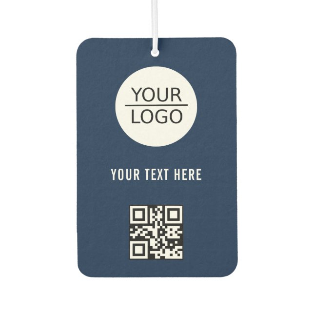 Fügen Sie Ihren QR-Logo-Code Benutzerdefinierte Te Autolufterfrischer (Vorderseite)