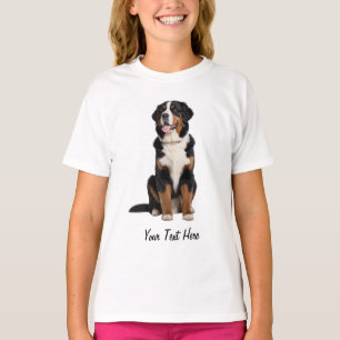 Fügen Sie Ihren Text Custom Bernese Mountain Dog h T-Shirt