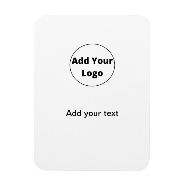 Fügen Sie Ihren Text einfach nur minimale benutzer Magnet (Vertikal)