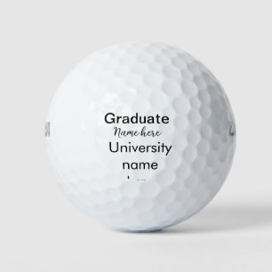 Fügen Sie Ihren Text einfachen Absolvent hinzufüge Golfball