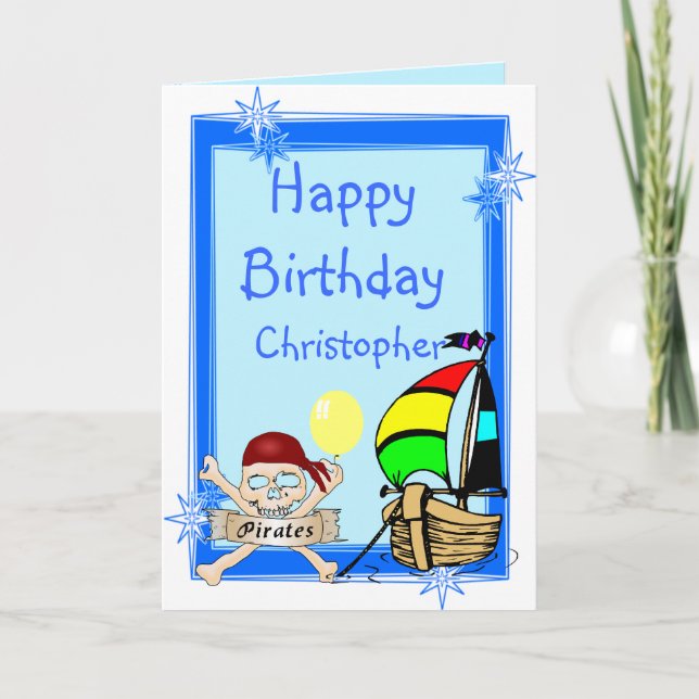 Fügen Sie Ihren Text Geburtstag hinzu Karte (Vorderseite)