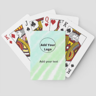 fügen sie ihren text hinzu einfach minimal benutze spielkarten