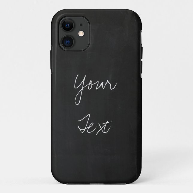 Fügen Sie IHREN TEXT Tafelhintergrund hinzu Case-Mate iPhone Hülle (Rückseite)