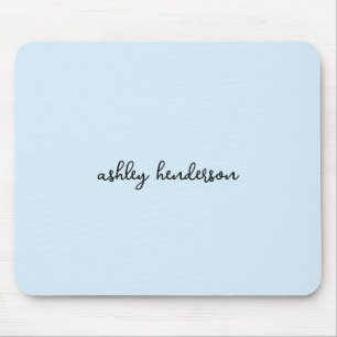 Fügen Sie Ihren vollständigen Namen Minimal Monogr Mousepad