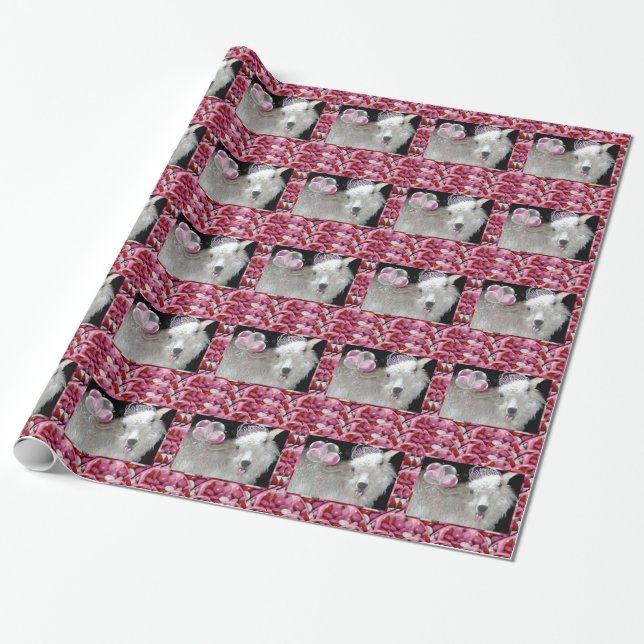 FÜGEN SIE IHRER ZIEGE das Weihnachtswrapping Paper Geschenkpapier (Ungerollt)