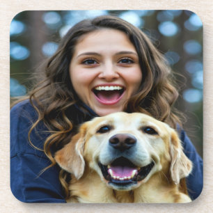 Fügen Sie Labrador Retriever-Foto Personalisieren Getränkeuntersetzer