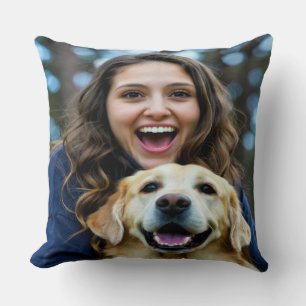 Fügen Sie Labrador Retriever-Foto Personalisieren Kissen