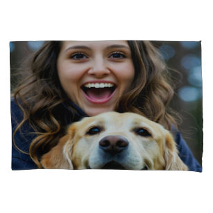Fügen Sie Labrador Retriever-Foto Personalisieren Kissenbezug