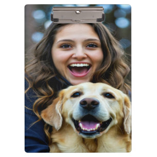Fügen Sie Labrador Retriever Foto Personalisieren Klemmbrett
