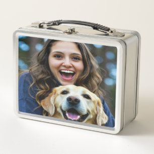 Fügen Sie Labrador Retriever-Foto Personalisieren Metall Brotdose